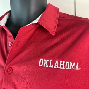 NIKE OKLAHOMA SOONERS ELITE POLO SHIRT BRAND NEW W/TAGS LARGE RETAIL $60